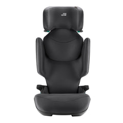 Britax Kidfix PRO M i-Size Car Seat - Classic Midnight Grey - front view with headrest fully raised