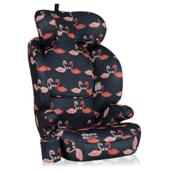 Cosatto Ninja 2 i-Size Car Seat - Pretty Flamingo showing headrest raised further