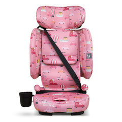 Cosatto On The Go i-Size Travel Car Seat - Itchy Feet Rosy - high-back booster