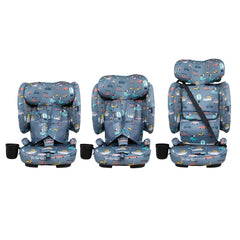 Cosatto On The Go i-Size Travel Car Seat - Itchy Feet Sky - seat growing with your child