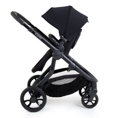 iCandy Orange 4 Combo Bundle - Black Edition - side view of the parent-facing pushchair