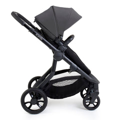 iCandy Orange 4 Combo Bundle - Fossil - side view of the forward-facing pushchair