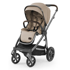 BabyStyle Oyster 3 LUXURY Bundle with Maxi-Cosi Pebble 360 Pro (Butterscotch) - showing the pushchair in forward-facing mode