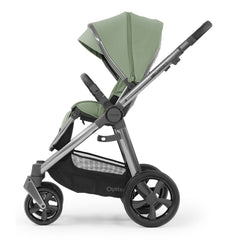 BabyStyle Oyster 3 LUXURY Bundle with Maxi-Cosi Pebble 360 Pro (Spearmint) - showing the pushchair in forward-facing mode with its seat upright