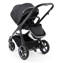 BabyStyle Oyster 3 Pushchair Carbonite - shown parent-facing 