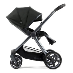 BabyStyle Oyster 4 - Black Olive - Pushchair, side view parent-facing