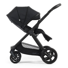 BabyStyle Oyster 4 - Raven - Pushchair, side view parent-facing