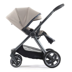 BabyStyle Oyster 4 - Stone - Pushchair, side view parent-facing