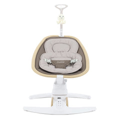 BabyStyle Oyster Smart Motion Rocker Mink with newborn insert and head cushion