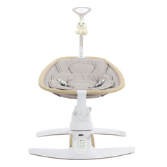 BabyStyle Oyster Smart Motion Rocker Stone with newborn insert and head cushion