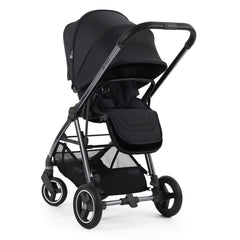 BabyStyle Oyster Gravity+ Stroller - Carbonite - shown forward-facing