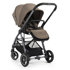 BabyStyle Oyster Gravity+ Stroller - Mink - shown parent-facing