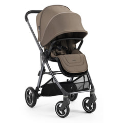 BabyStyle Oyster Gravity+ Stroller - Mink - shown forward-facing