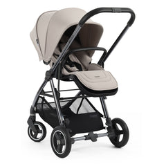 BabyStyle Oyster Gravity+ Stroller - Stone - shown parent-facing