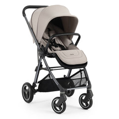 BabyStyle Oyster Gravity+ Stroller - Stone - shown forward-facing