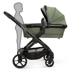 iCandy Peach 7 Pram - Ivy - showing the pram`s integrated ride-on board