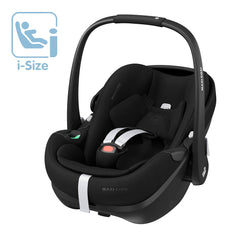 Maxi-Cosi Pebble 360 Pro² - Twillic Black, shown with hood reclined