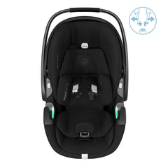 Maxi-Cosi Pebble 360 Pro² - Twillic Black, shown with its newborn insert