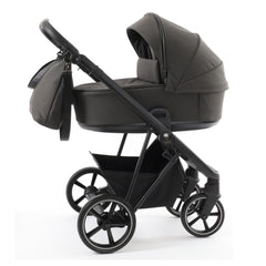 BabyStyle Prestige Vogue Pram (Black/Black/Earth)