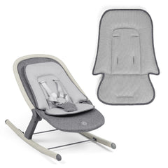 Ickle Bubba Stella Rocker - Ash Grey with seat liner