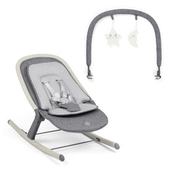 Ickle Bubba Stella Rocker - Ash Grey with toy bar