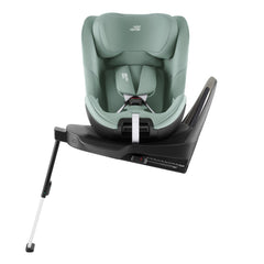 Britax Swivel 360 Rotating Car Seat - Jade Green - with seat rotated to the side