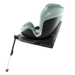 Britax Swivel 360 Rotating Car Seat - Jade Green - side view, forward-facing