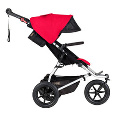 Mountain Buggy Urban Jungle Buggy - Berry - side view with seat upright