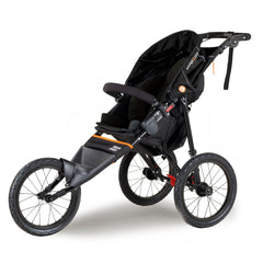 Out n About Nipper Sport v5 Pushchair (Summit Black) - shown here with its hood lowered