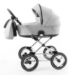 BabyStyle Prestige Vogue Pram (Chrome/Black/Flint)