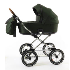 BabyStyle Prestige Vogue Pram - Chrome/Brown/Spruce