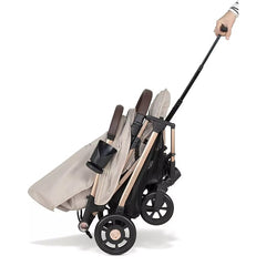 Cosatto Woosh 4 Stroller - Whisper showing its telescopic handle