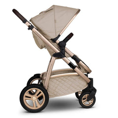 Cosatto Wow 3 Everything Bundle - Whisper side view, showing the forward-facing pushchair