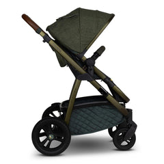 Cosatto Wow 3 Everything Bundle - Bureau - side view, showing the forward-facing pushchair