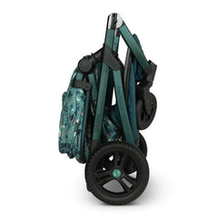 Cosatto Wow 3 Everything Bundle - Masquerade - showing the pushchair folded and free-standing