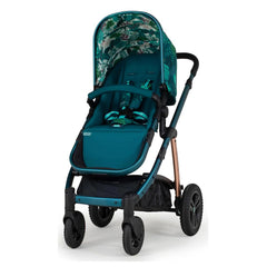 Cosatto Wow 2 Everything Bundle - Midnight Jungle - showing forward-facing pushchair