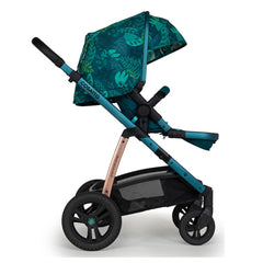 Cosatto Wow 2 Everything Bundle - Midnight Jungle - side view, forward-facing pushchair