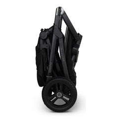 Cosatto Wow 3 Everything Bundle - Silhouette side view, showing the pushchair folded and free-standing