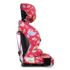 Zoomi 3 i-Size Car Seat - Dino Delite - side view, high-back booster