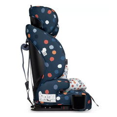 Zoomi 3 i-Size Car Seat - Spot On - side view, headrest raised